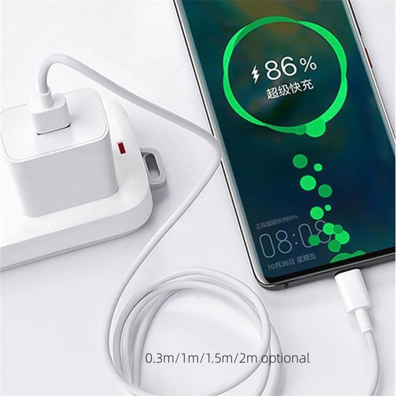 1M 2M USB Data Cable Super Fast Charging 6A 66W USB Data Cable Type C Charging USB-A Fast Charger Data Cable 