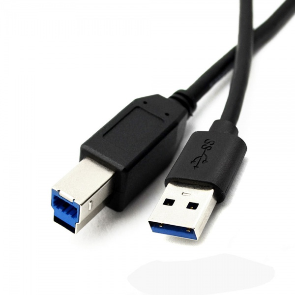 Super Speed USB-A to USB-B Type 3.0 Cable Support 5Gbps for for Printer Scanner HP Canon Lexmark Epson Dell USB B Male Cable