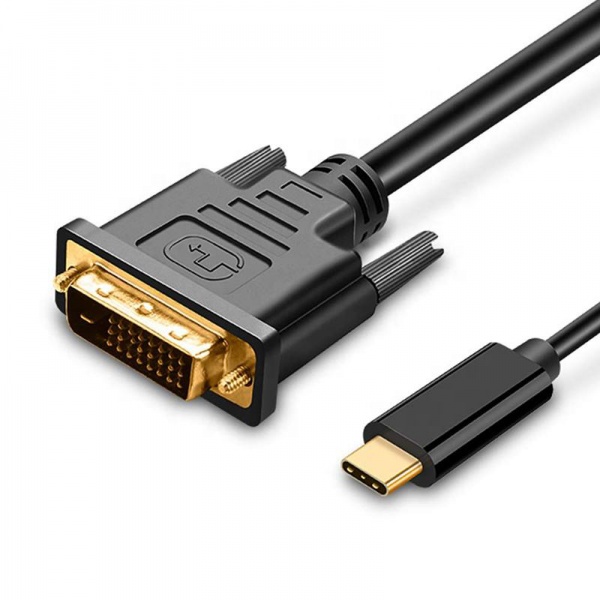 Thunderbolts 3 USB Type C USB-C to DVI 24+1 DVI-D Dual Link Monitor Converter Adapter Cable supplier