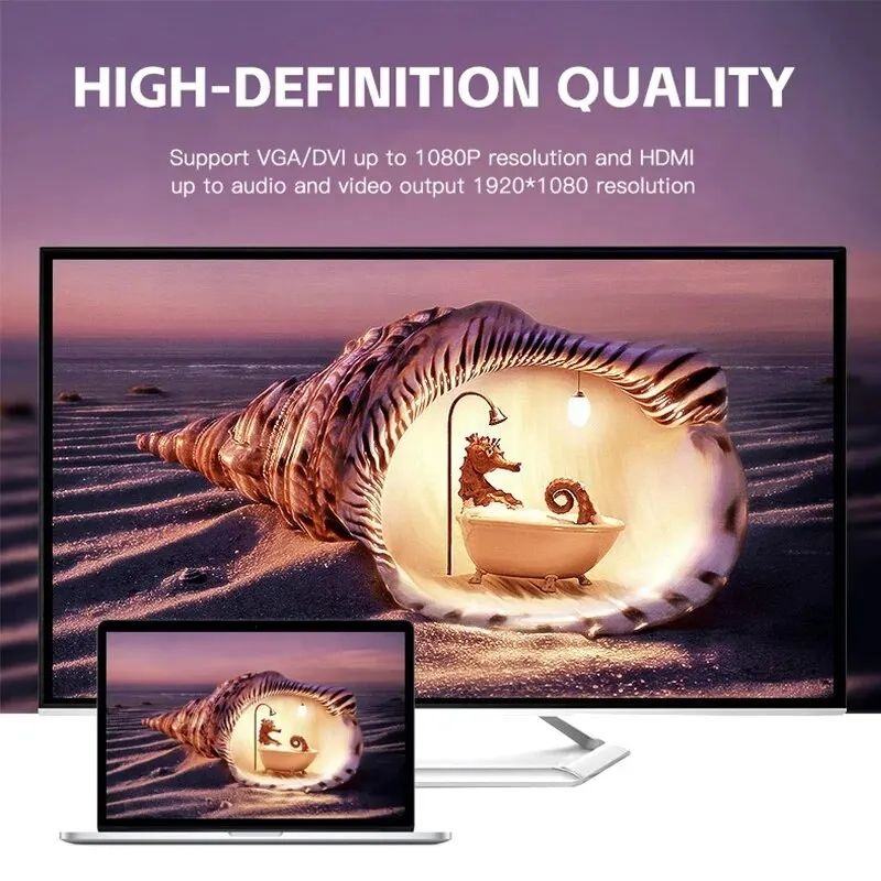 Displayport to HD/DVI/VGA Adapter Cable 3 in 1 DP Displayport to DVI VGA HDMI HDTV Adapter HD 1080P 3-In-1
