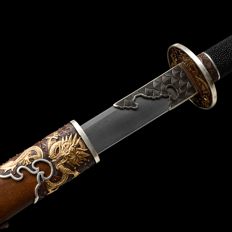 新作.混元苗刀-经典版（LJG-3516）,周强刀剑艺术馆—大师作品/收藏级