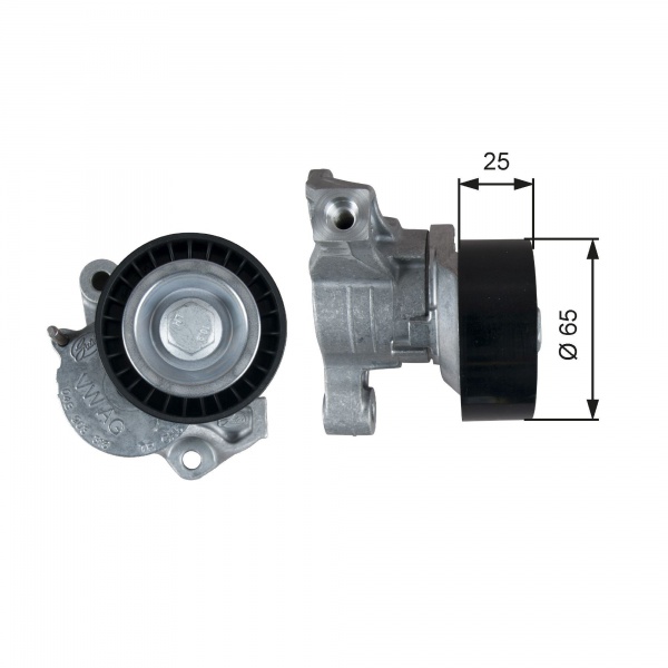 Auto Belt Tensioner Pulley VKM 31402 APV3800 04B903315 for Audi Seat Skoda VW