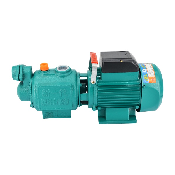Screw self-priming pump