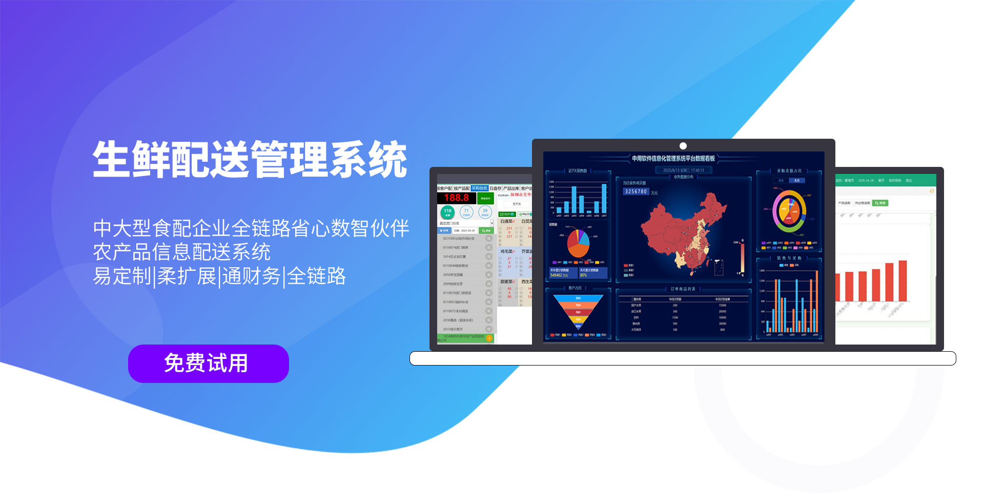 中用生鲜配送系统