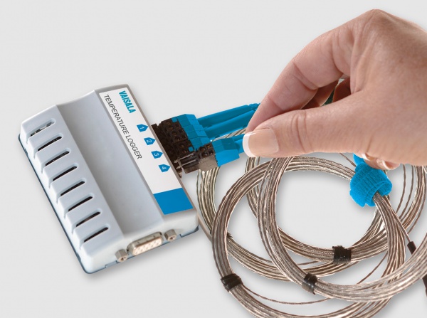 温度、湿度和门开关中端数据记录器