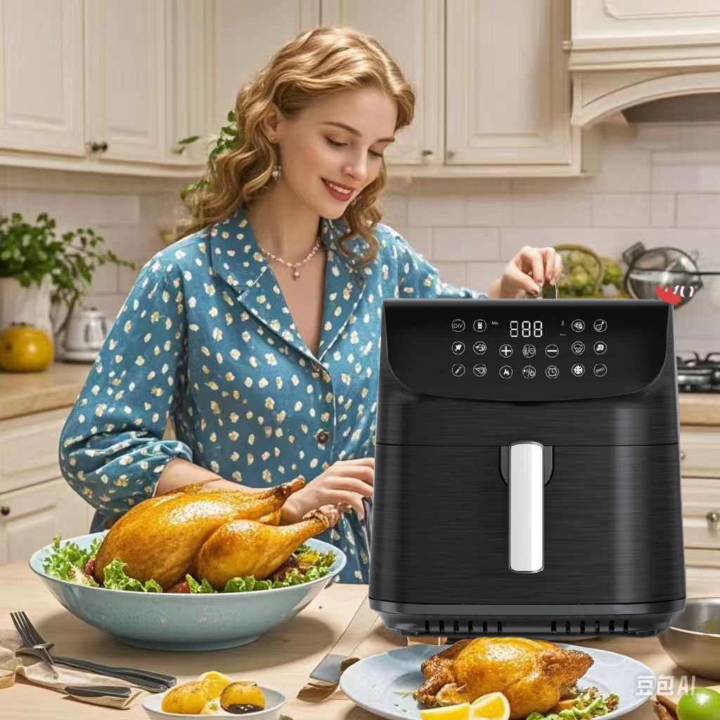 big capacity double heater airfryer
