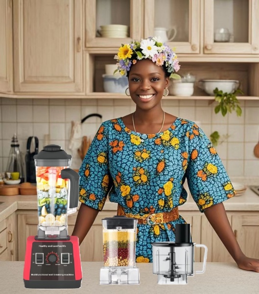 kitchen with this powerful 3-in-1 food blender 