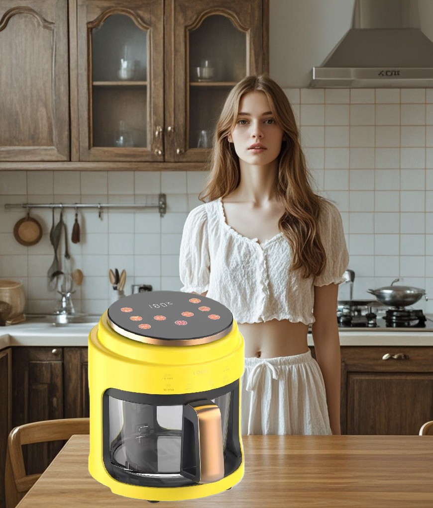 4L Glass Bowl Digital Air Fryer