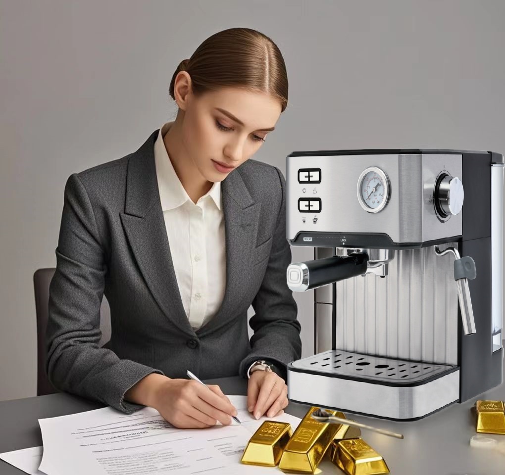 1.8L water tank espresso coffee machine