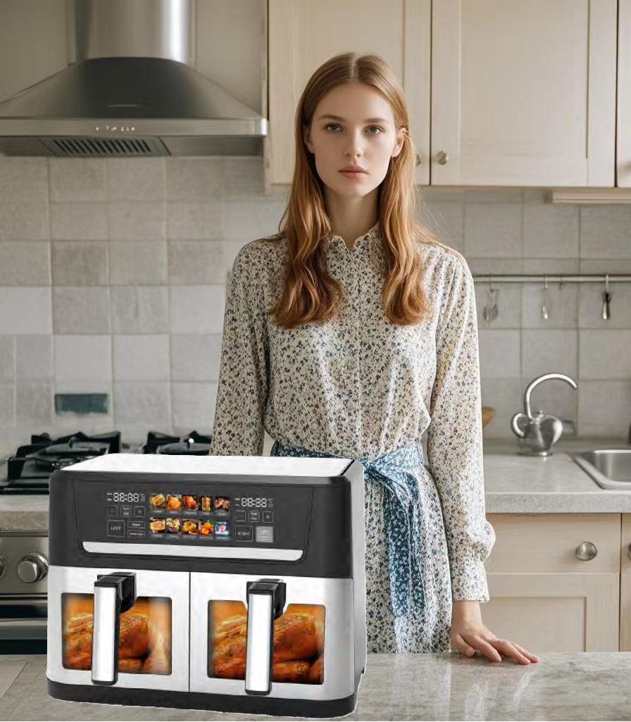 10L Stackable Air Fryer – Cook 2 Meals at Once! 