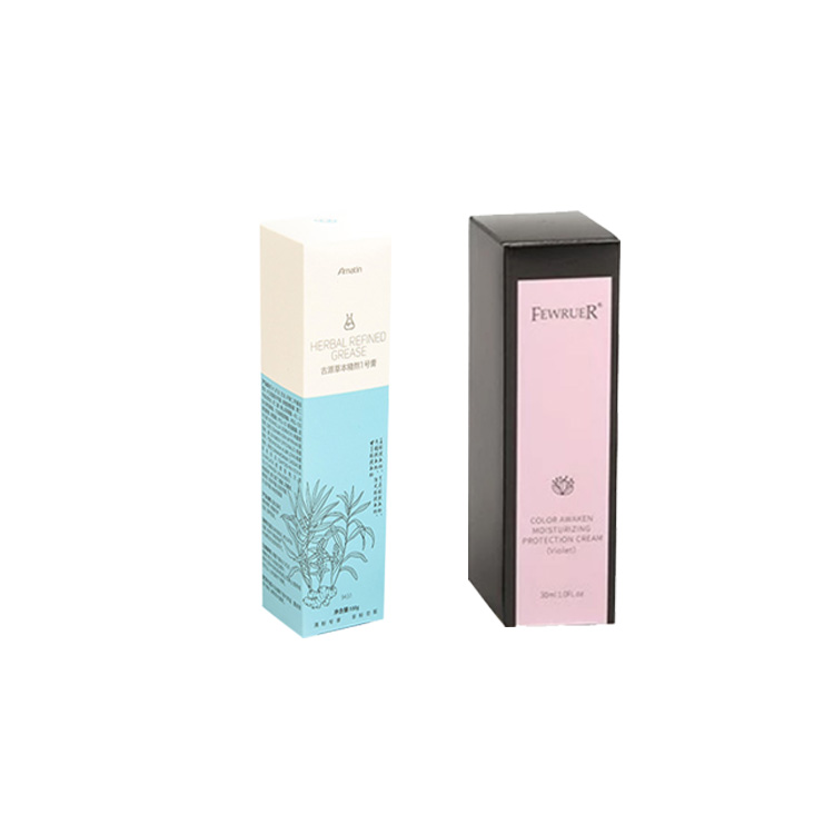 Custom Folded Paper Boxes For Nail Polish Matt coated Paper Box Nail Polish Oil Paper Boxes For Cosmetic