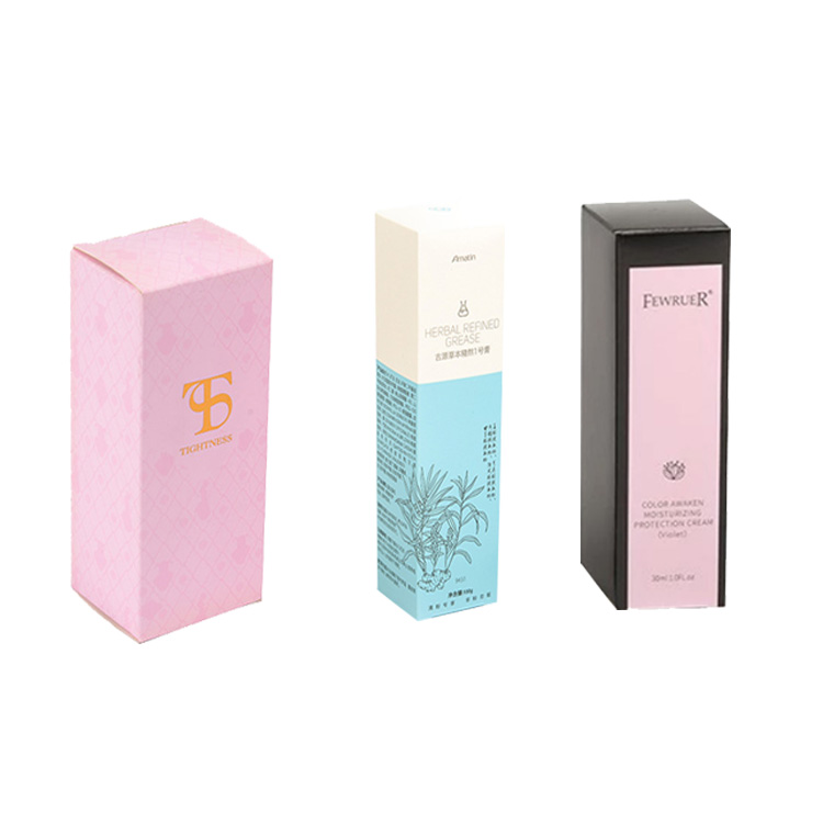 Custom Folded Paper Boxes For Nail Polish Matt coated Paper Box Nail Polish Oil Paper Boxes For Cosmetic