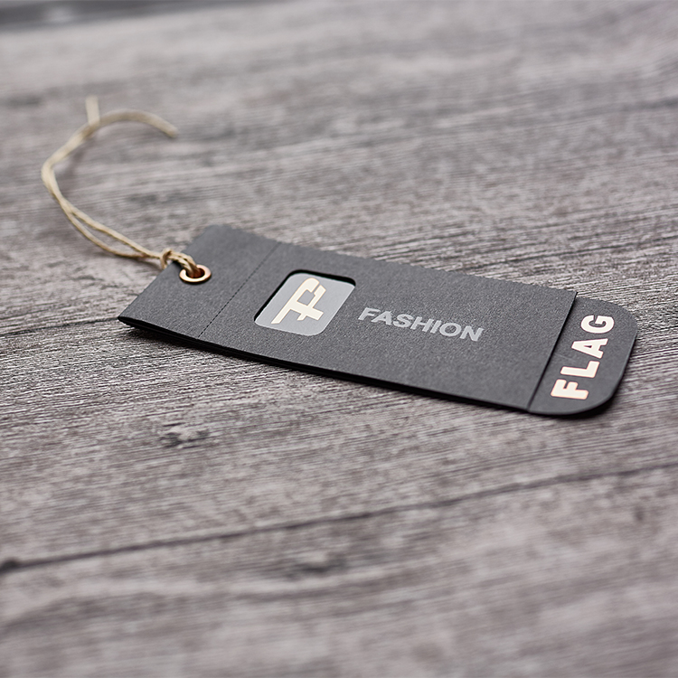Custom Shirt Garment Hang Tag Clothing Hang Tag For Mens Clothes Luxury Jeans Hang Tag With Gold Foil