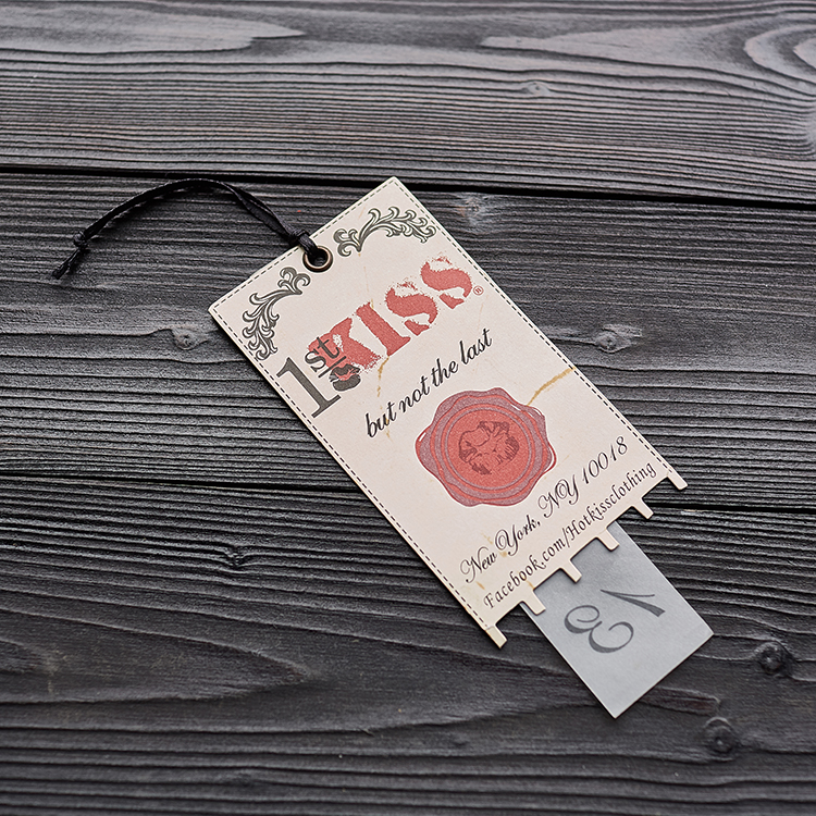 Custom Hang Tag For Jeans Paper Hang Tag For Clothes Garment Clothing Hang Tag For T shirt