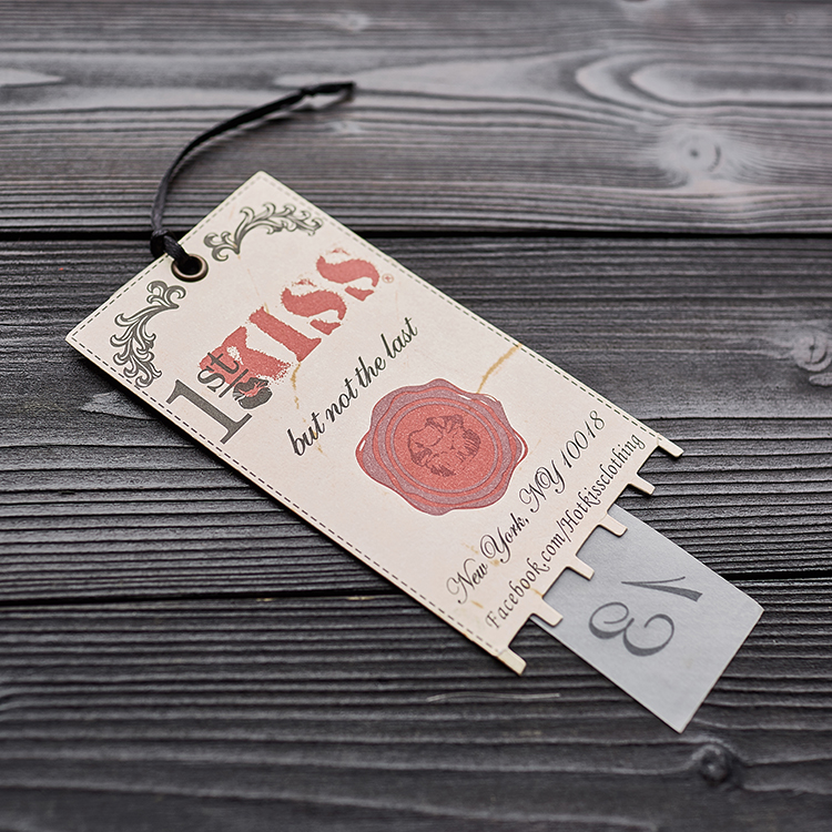 Custom Hang Tag For Jeans Paper Hang Tag For Clothes Garment Clothing Hang Tag For T shirt