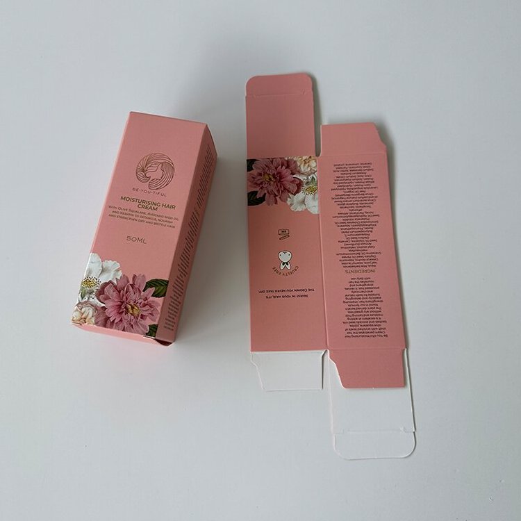 Custom Art Paper Perfume Box Cosmetics Box For Hair Growth Oil Bottle Packaging Box Printing