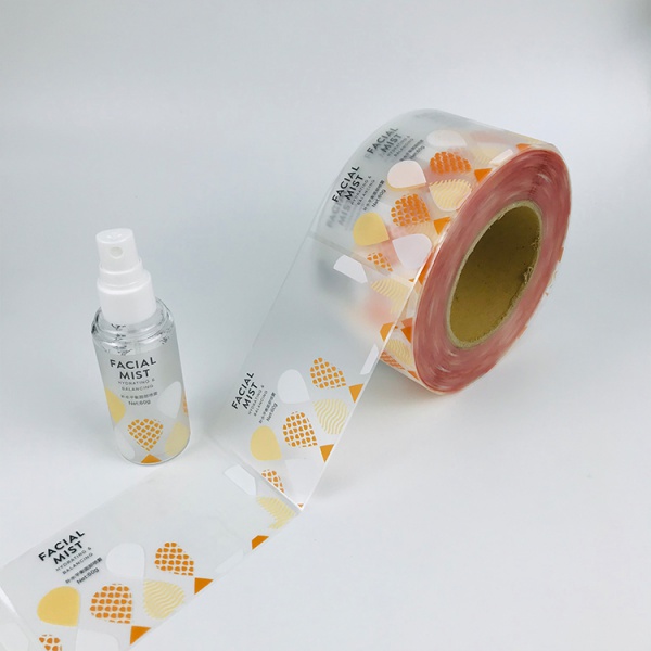 Waterproof Transparent Cosmetic Private Label Clear Label Clear Cosmetic Sticker Cosmetic Private Sticker Manufacturer