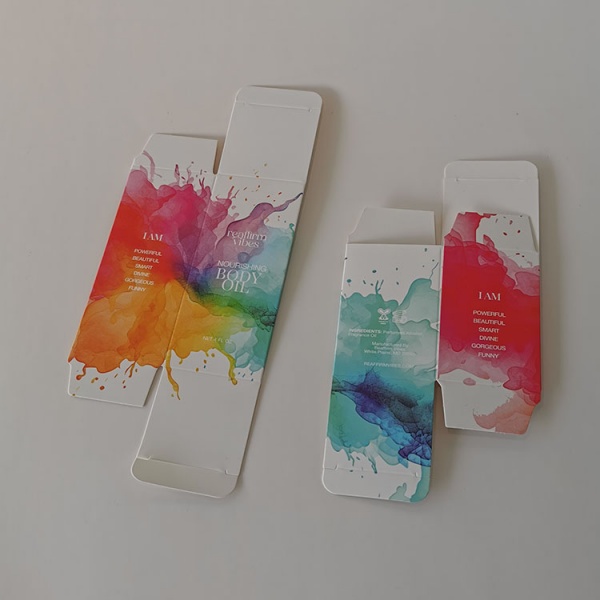 Custom Print Biodegradable Cosmetic Packaging Box Skin Care Gift Box Cosmetics Perfume Package Box Printing