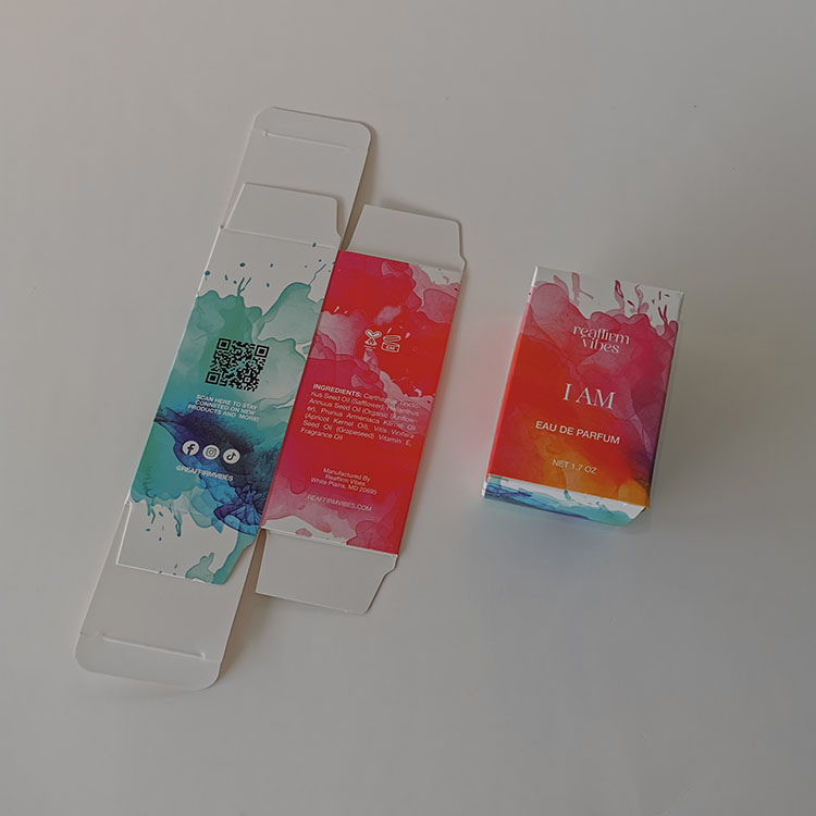 Custom Colorful Skin Care Package Box Foldable Cardboard Paper Box Bath Packaging Box Printing
