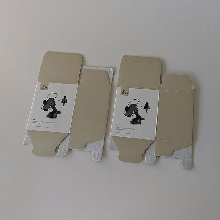 Customized E Flute Corrugated Package Box for Smart Electronics Corrugated Package Box F Flute Corrugated Paper Box for Charger