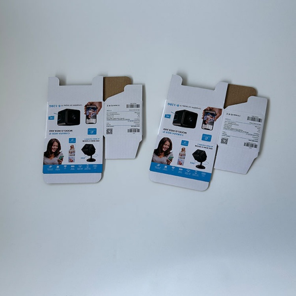 Customized Corrugated Board Box Eco-friendly Electronic Products Package Box Earphone Mobile Phone Charger Corrugated Paper Box 