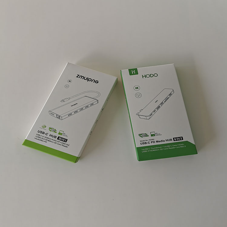 Custom Charger Package Box Electronics Power Bank Packaging Box Phone Case Portable Charger Consumer Electronic Packaging Box