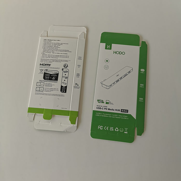 Customized Charger Art Paper Box Electronics Power Bank Package Box Wireless Charging Smart Electronics Packaging Boxes Printing
