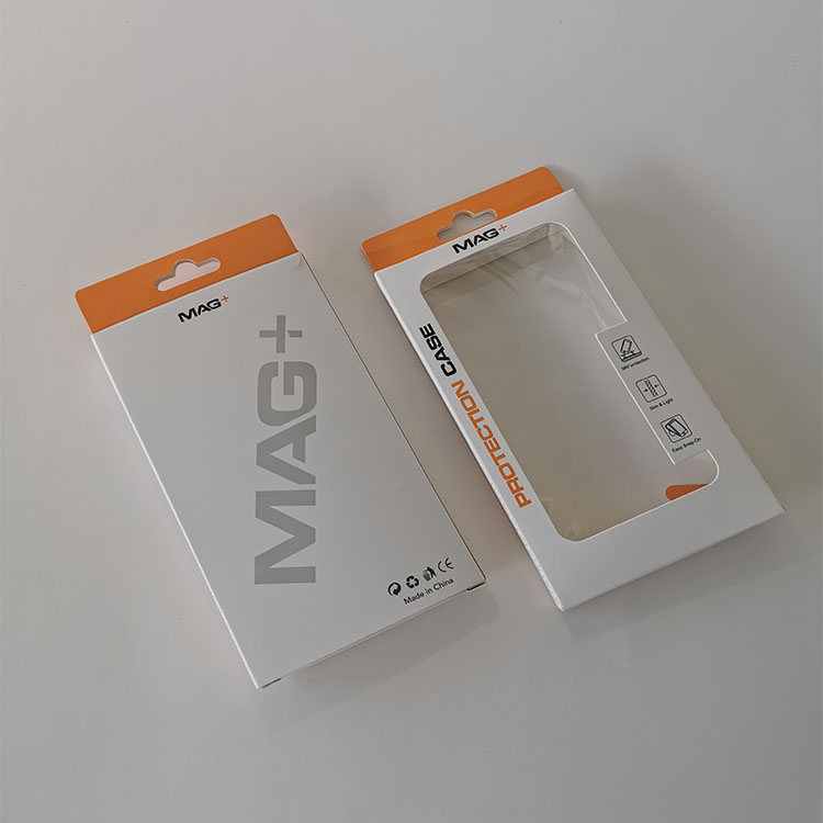 Customized Electronic Product Box With Clear Window Consumer Electronic Products Paper Box With Hanger Electronics Packaging Box