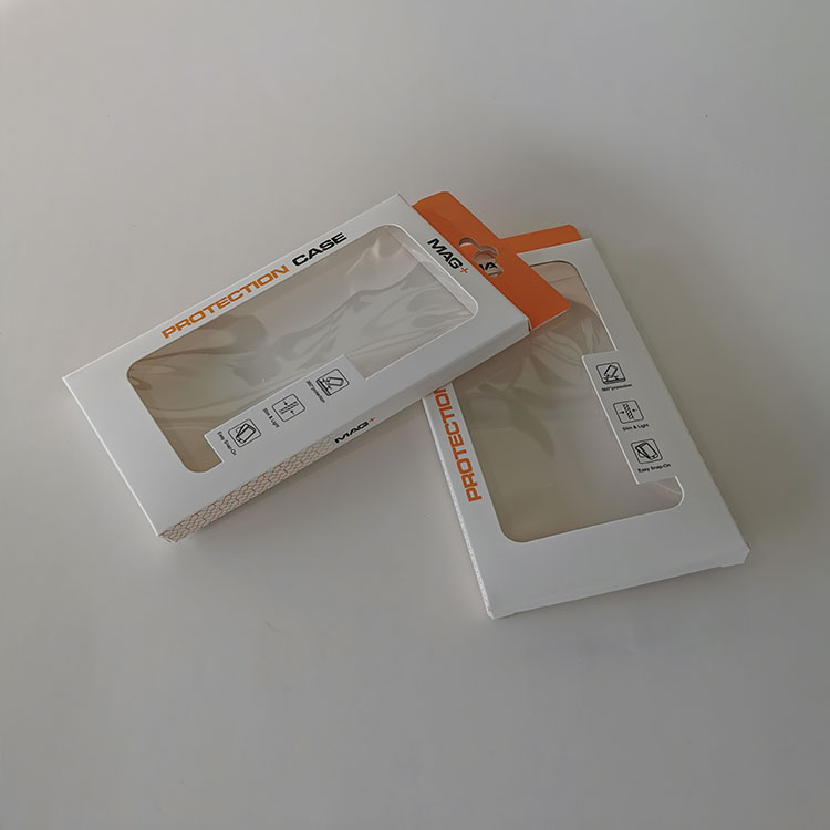Customized Electronic Product Box With Clear Window Consumer Electronic Products Paper Box With Hanger Electronics Packaging Box