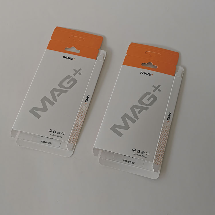 Customized Electronic Product Box With Clear Window Consumer Electronic Products Paper Box With Hanger Electronics Packaging Box
