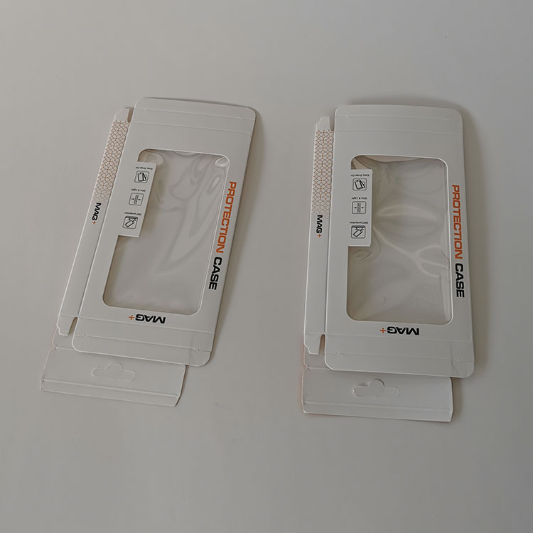 Customized Electronic Product Box With Clear Window Consumer Electronic Products Paper Box With Hanger Electronics Packaging Box