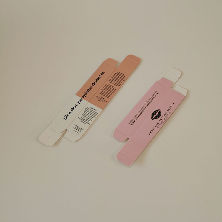 Custom Folded Paper Boxes for Nail Polish Matt Coated Paper Box Nail Polish Oil Paper Boxes for Cosmetic