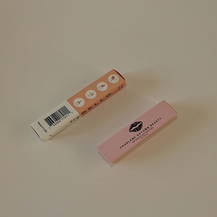 Custom Folded Paper Boxes for Nail Polish Matt Coated Paper Box Nail Polish Oil Paper Boxes for Cosmetic