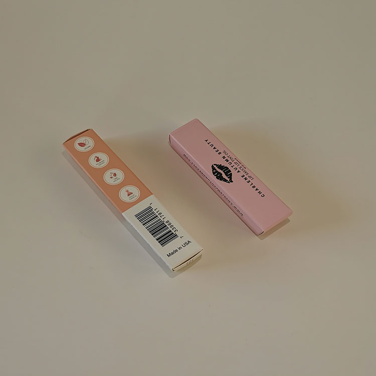 Custom Folded Paper Boxes Matt Coated Nail Polish Oil Paper Boxes Small Packaging Paper Box for Cosmetic