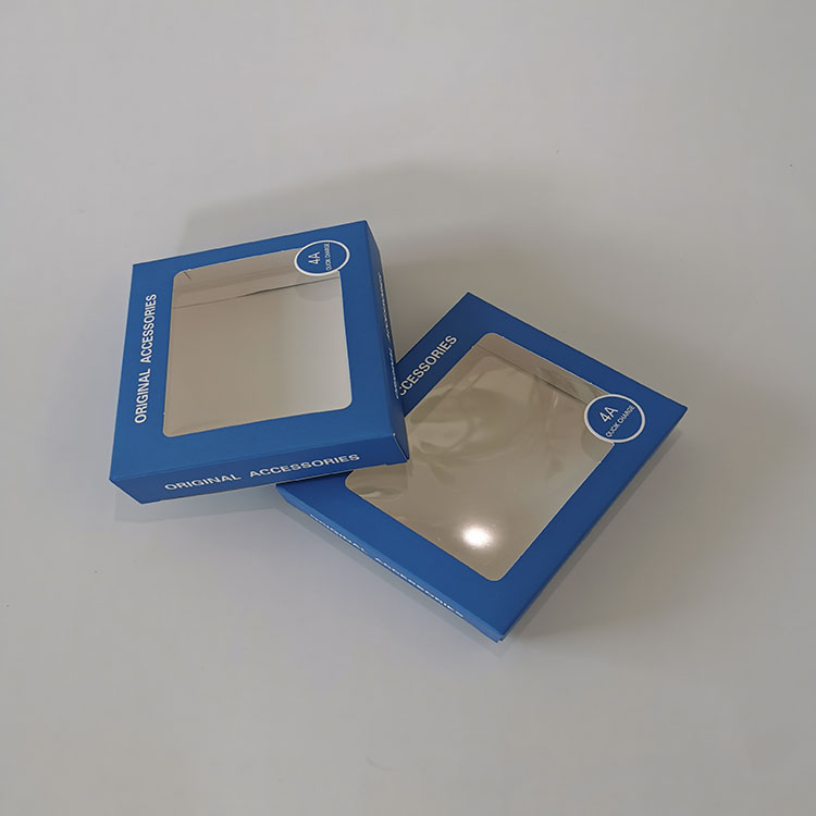 Customized Package Box With Clear Window Custom Paper Boxes for Electronic Products Custom USB Data Cable Packaging Box