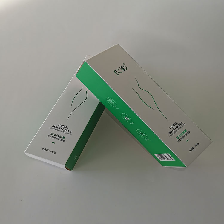 Customized Skin Care Packaging Box Printing Foldable Paper Package Box for Cosmetics White Cardboard Paper Box for Makeup