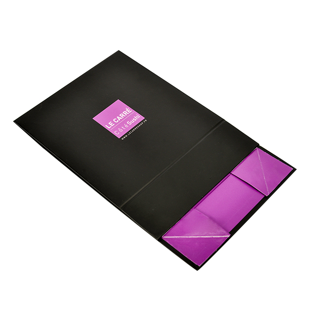 Custom Book Shape Folding Paper Box With Magnetic Custom Folding Gift Boxes Paper Packaging Boxes With Ribbon for Gift