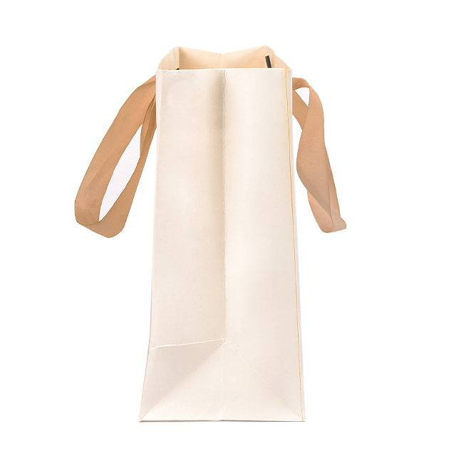 Custom Recyclable Clothing Shopping Package Bag Luxury Garments Package Bag Packaging Gift Cardboard Paper Bags With Ribbon Rope