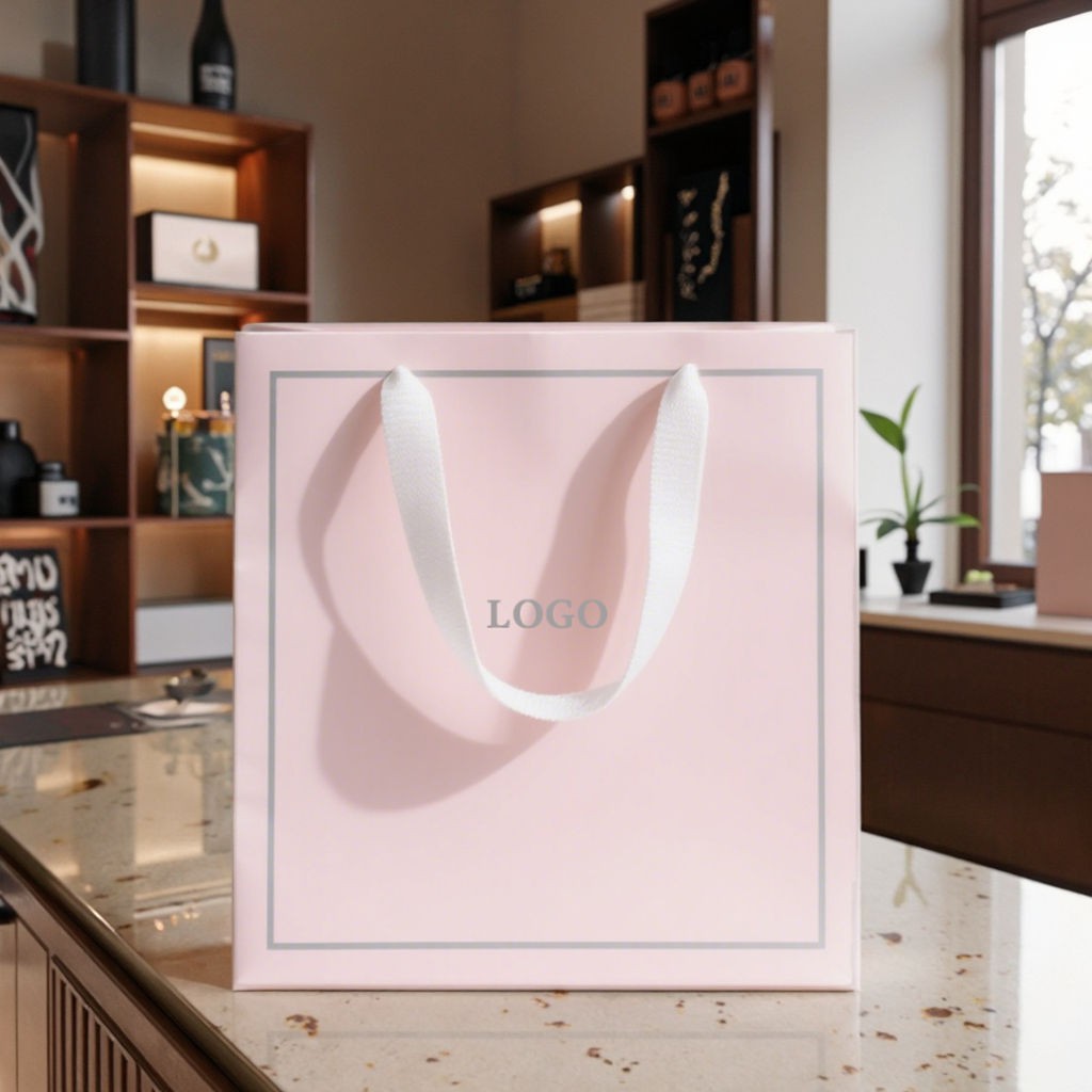 Custom Luxury Clothing Shopping Paper Bag Luxury Gift Shopping Bags Luxury Paper Gift Bags with Screen Printing
