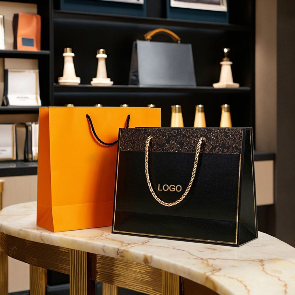 Custom Luxury Shopping Paper Bag Luxury Gift Shopping Bags Luxury Paper Gift Bags Printing