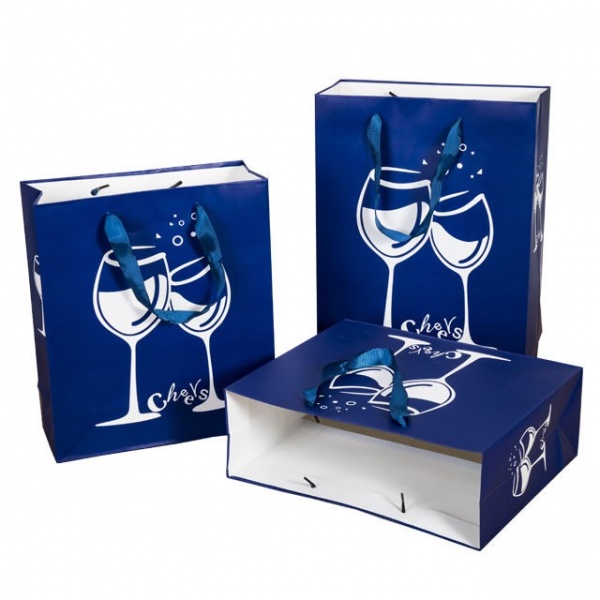 Customized Red Wine Paper Bags With Handle Wine Package Bags With Handle Beer Pakcage Bags Printing