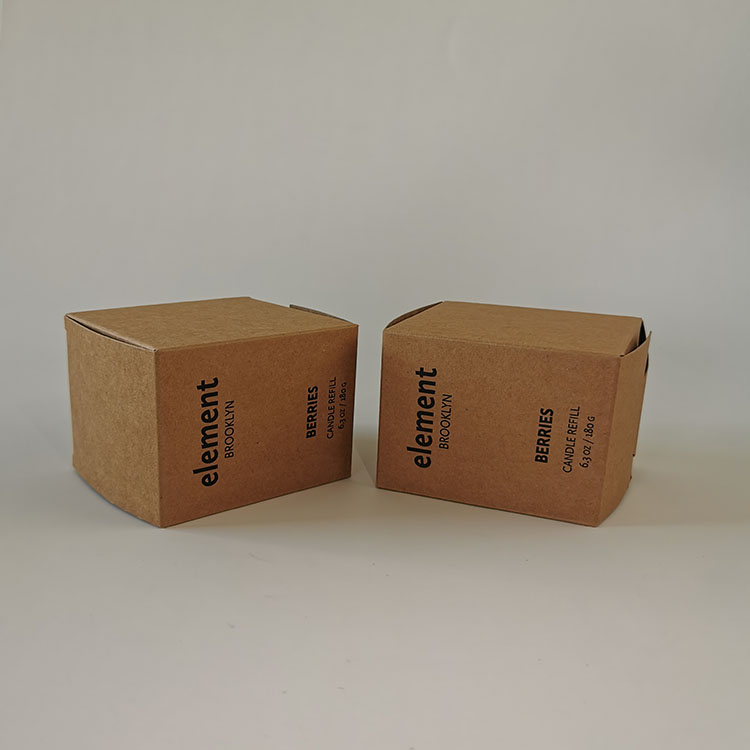 Customized Eco-Friendly Kraft Paper Box for Food Brown Kraft Paper Packaging Box for Cosmetic Essential Oil Kraft Paper Box