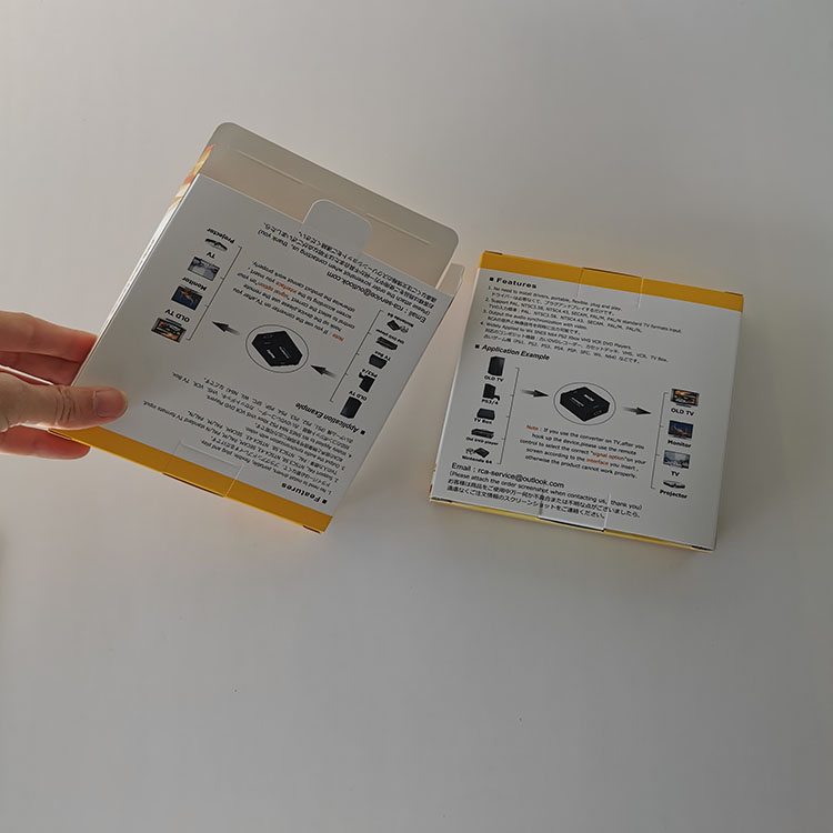 Custom 3C Digital Paper Packaging Box Mobile Phone Data Cable Package Box Charging Cable Product Box Printing