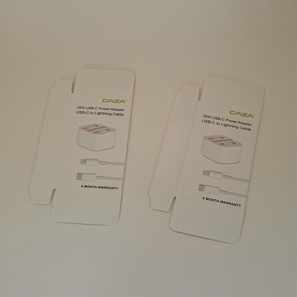Custom USB Power Adapter Cable Package Box Packaging Box for USB Data Cable Charging Mobile Phone Screen Protector Packaging Box