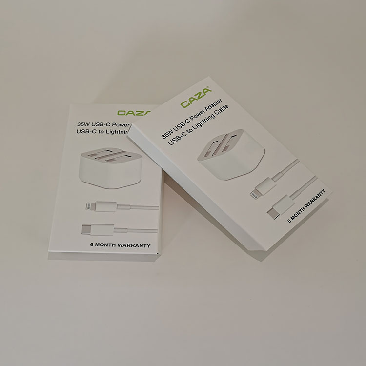 Custom USB Power Adapter Cable Package Box Packaging Box for USB Data Cable Charging Mobile Phone Screen Protector Packaging Box