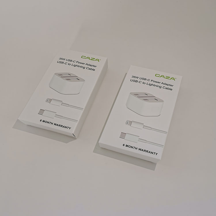 Custom USB Power Adapter Cable Package Box Packaging Box for USB Data Cable Charging Mobile Phone Screen Protector Packaging Box