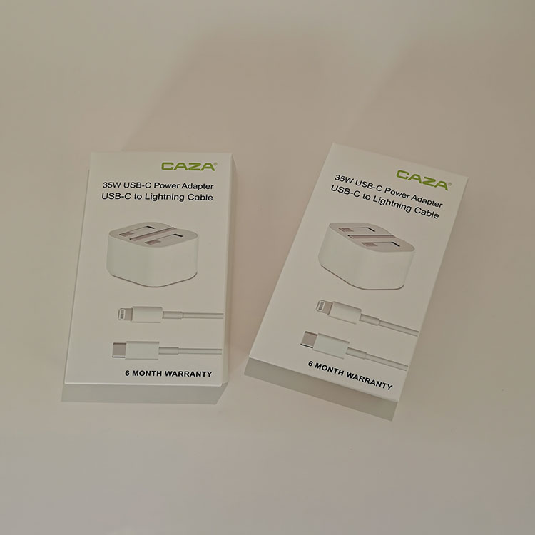 Custom USB Power Adapter Cable Package Box Packaging Box for USB Data Cable Charging Mobile Phone Screen Protector Packaging Box