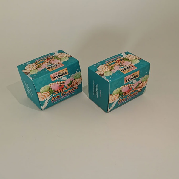 Custom Face Cream Packaging Box White Paper Package Box for Face Cleanser Cosmetic Eye Cream Paper Packaging Boxes Printing