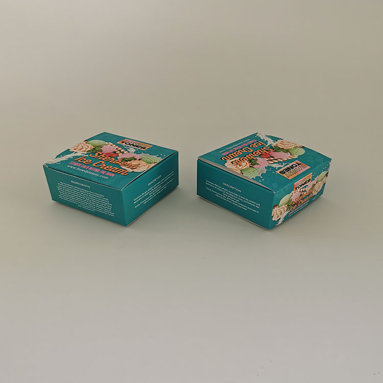 Custom Face Cream Packaging Box White Cardboard Paper Box Skin Care Facial Cleanser Packaging Boxes Cosmetic Package Boxes