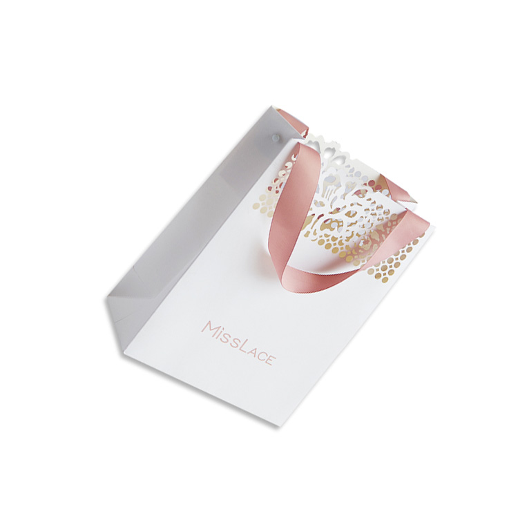 Custom Eco Friendly Art Paper Gift Bags with Handle Retail Boutique Shopping Packaging Bag White Cardboard Paper Bag Printing